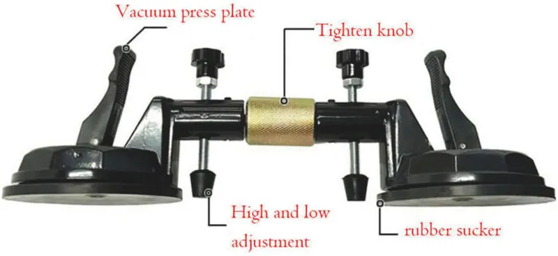 Saugheber 2-fach Alu verstellbar Tragkraft 60 kg 1