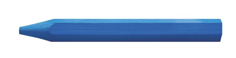 Signierkreide Ø 11 mm/110 mm blau hexagonal ohne Papierummantelung 0