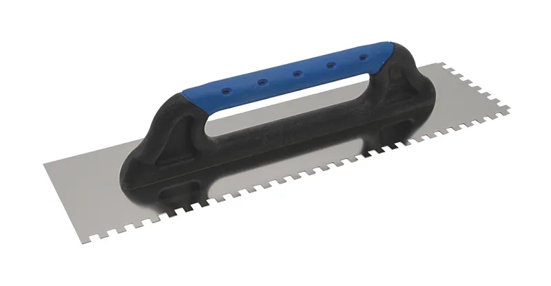 Schweizer Glättekelle 8x8x8 rostfrei Softgriff 0