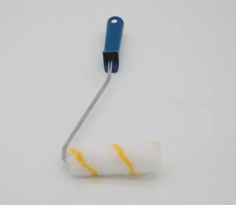 Farbroller 10 cm Polyacryl gewebt Gelbfaden mit Bügel 39 cm 1
