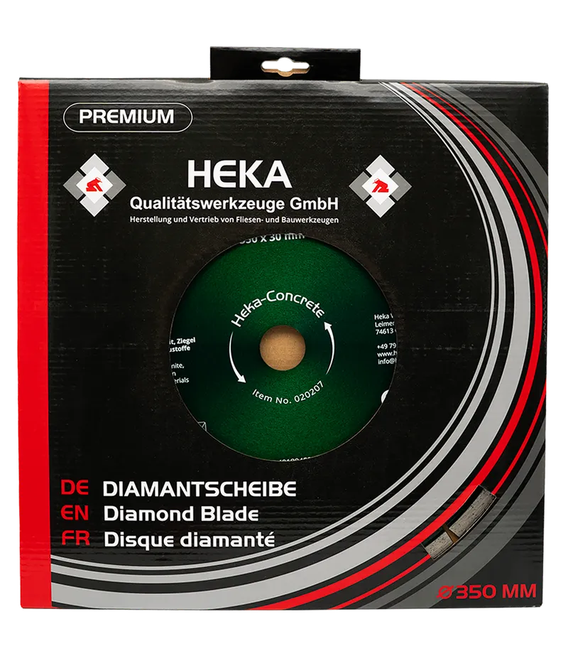 DTS Heka-Concrete, 350 mm, 30 mm inkl. Reduzierring 30 zu 25 & 25 zu 22,2 2