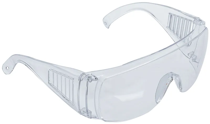 Schutzbrille, klar, transparent breite Ausführung, mit Seitenlüftung 0