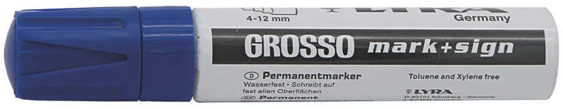 Permanentmarker 4-12 mm blau 0