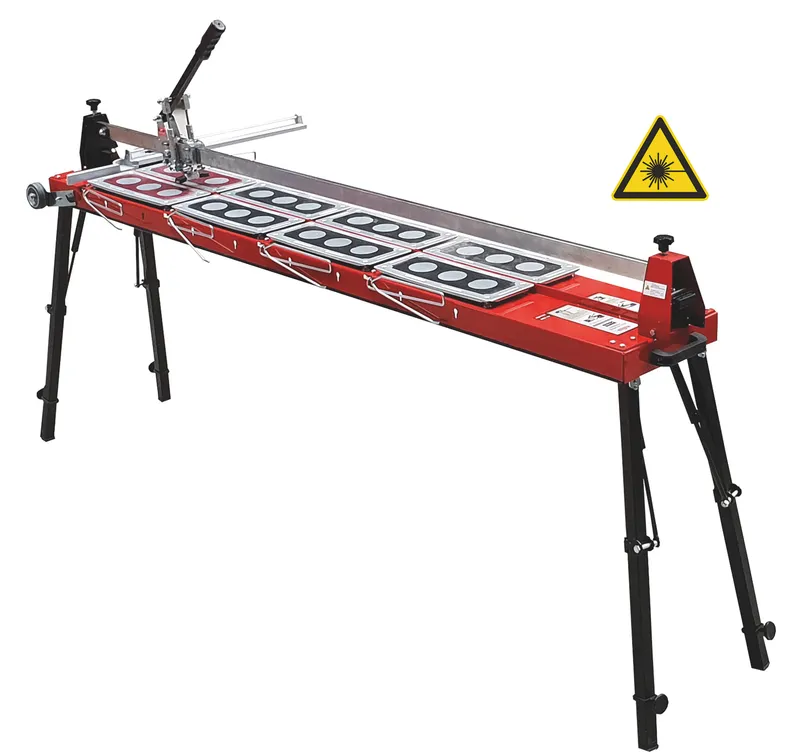 Fliesenschneider GigaCut Plus 1350 mm höhenverstellbar mit Beinen, Laser, Stoßdämpfer 0