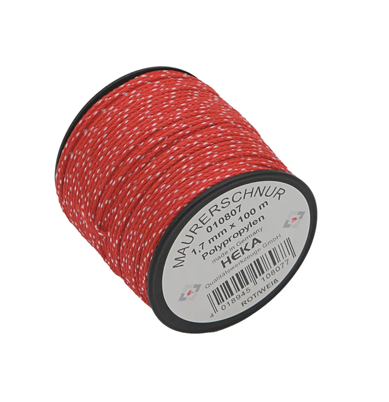Maurerschnur (N) 1.7 mm x 100 m weiß/rot 0