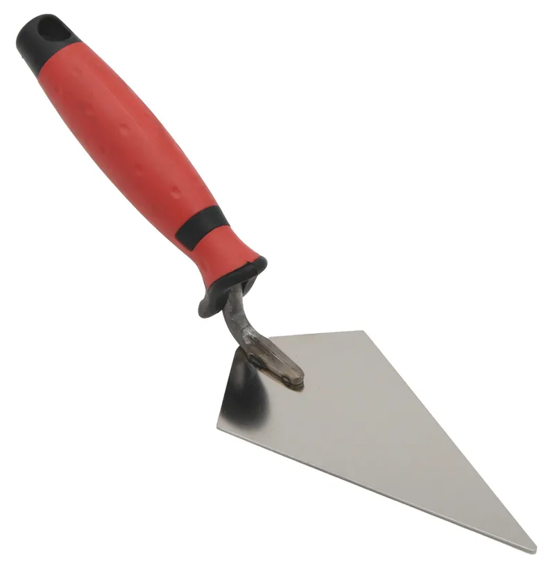 Hamburger Spitzkelle 140 mm rostfrei mit Softgriff 0