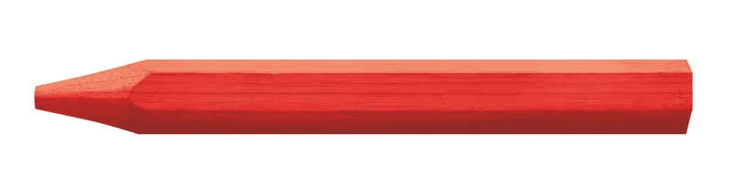 Signierkreide Ø 11 mm/110 mm rot hexagonal ohne Papierummantelung 0