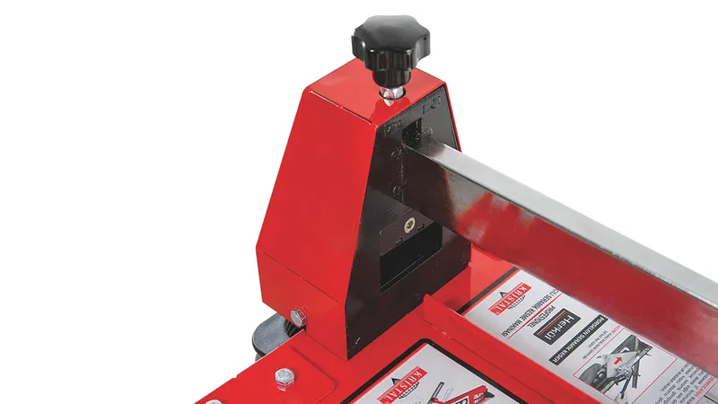 Fliesenschneider GigaCut 1600 mm mit Laser und Höhenverstellung-Führungsschiene 4