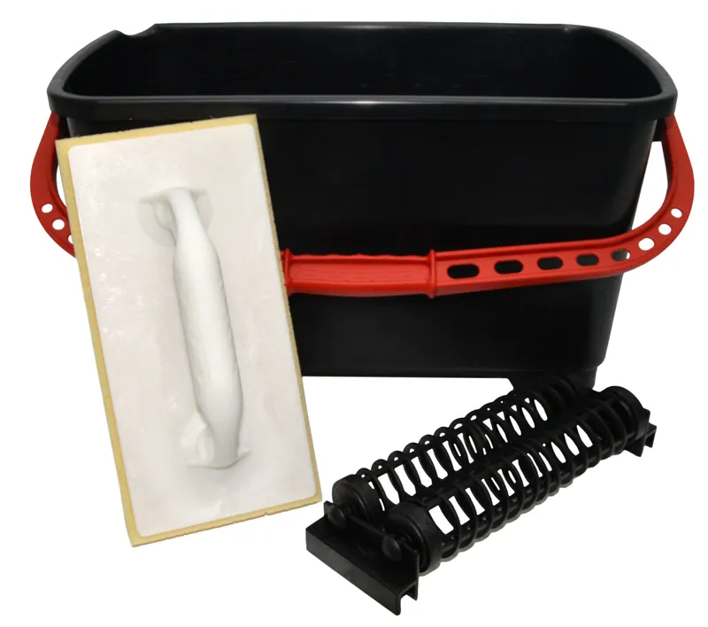 Wascheimer 24l mit Rollenaufsatz 014184 1 waschbrett 010162 0