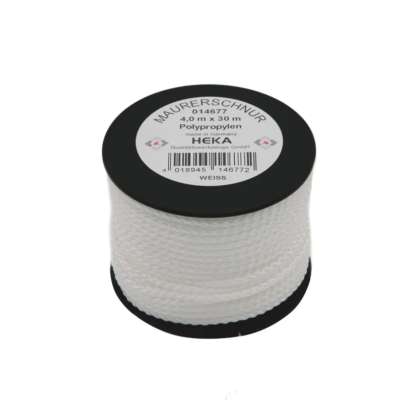 Fliesenlegerschnur weiß 4.0 mm x 30 m 0