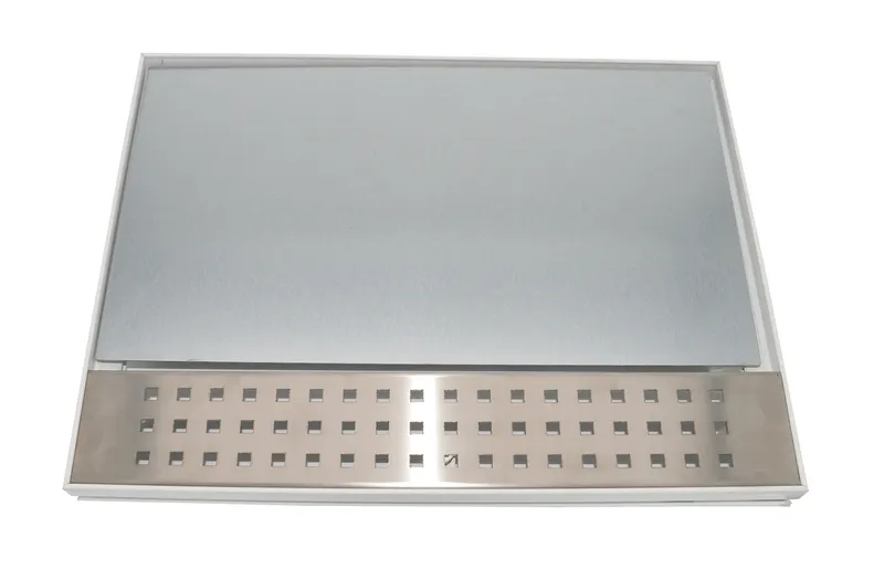Whirlpoolrahmen PVC weiß 309x409 mit 7 cm Edelstahl Einlegeblech 0