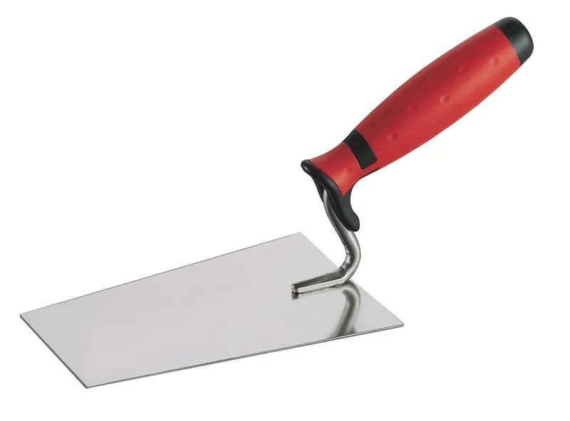 Maurerkelle 180 mm S-Form rostfrei mit Softgriff 0