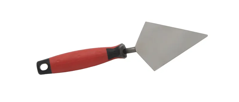Hamburger Spitzkelle 140 mm rostfrei mit Softgriff 1