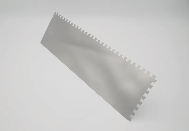 Schweizer Glättekelle 8x8x8 rostfrei Softgriff 1