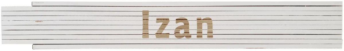 Meterstab weiß Izan 0