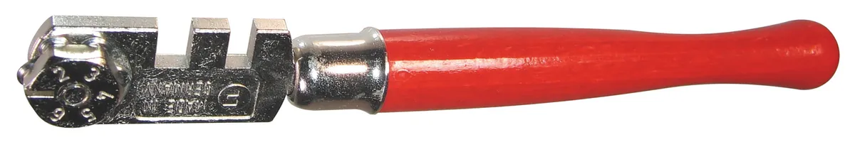 Glasschneider Hartmetall mit Holzgriff 0