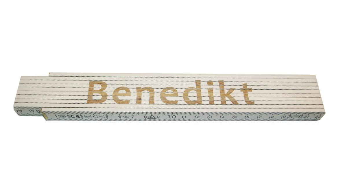 Meterstab weiß Benedikt 0