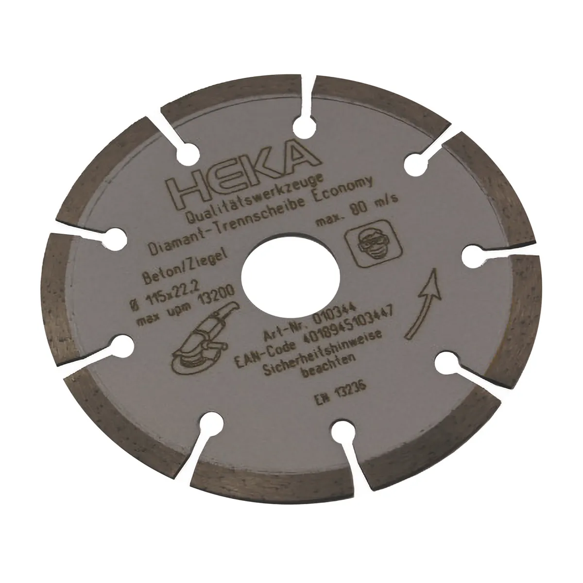 Diamantscheibe Economy 125 mm B: 22.2 mm 0