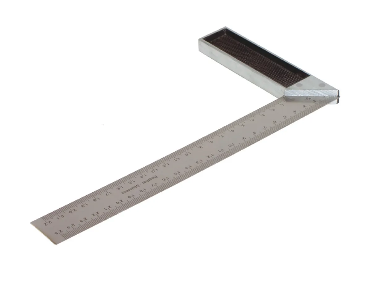 Schreinerwinkel 200 mm mit Gehrung 0