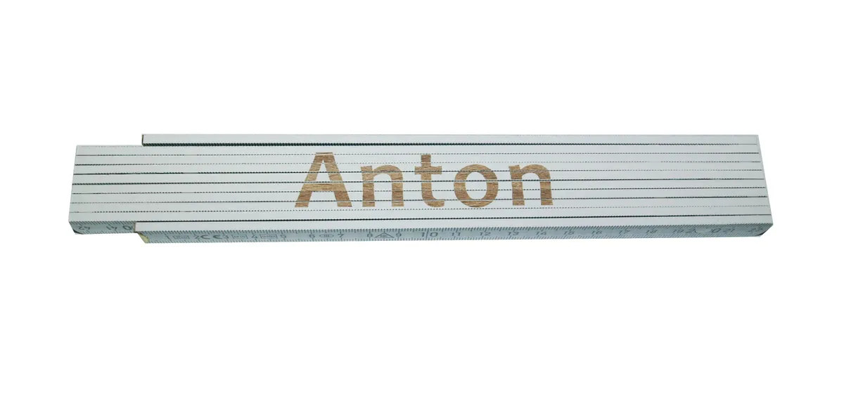 Meterstab weiß Anton 0