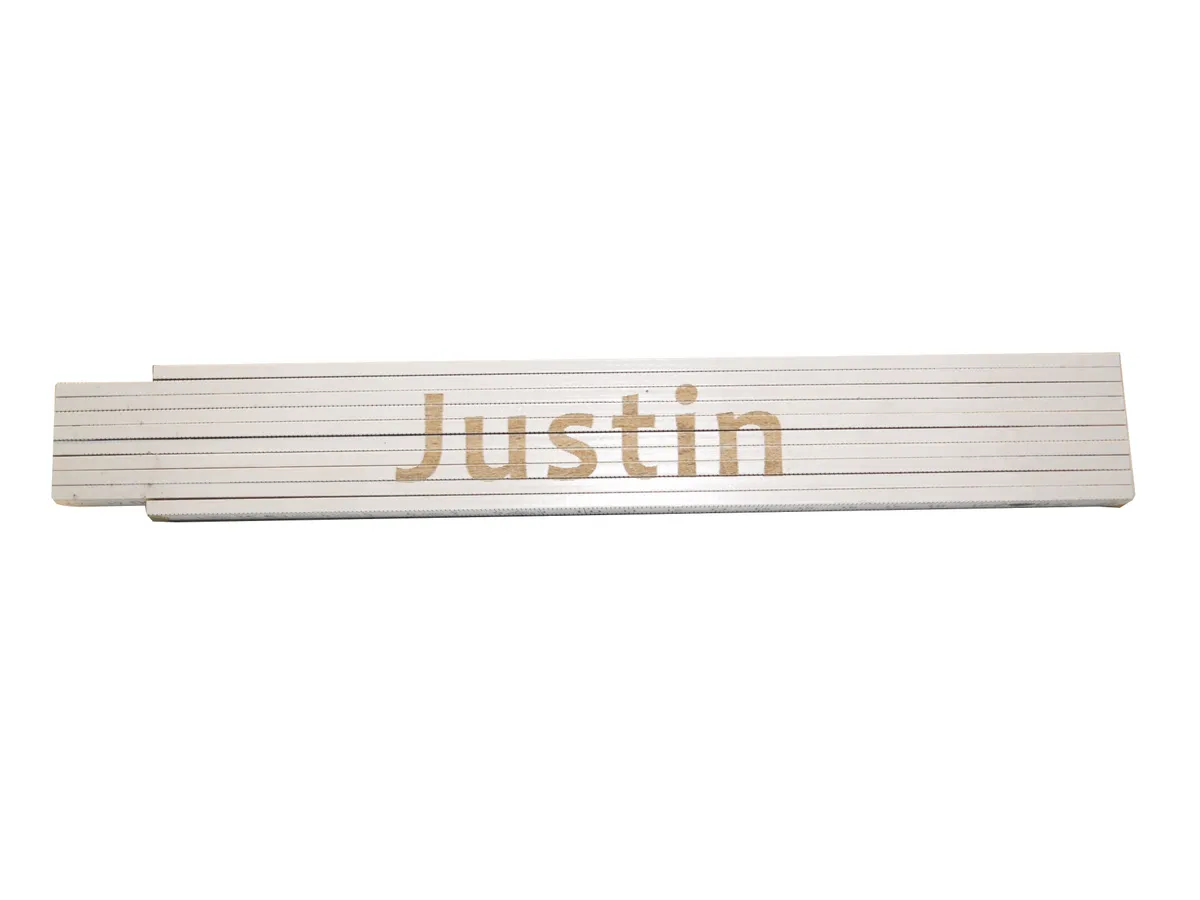 Meterstab weiß Justin 0