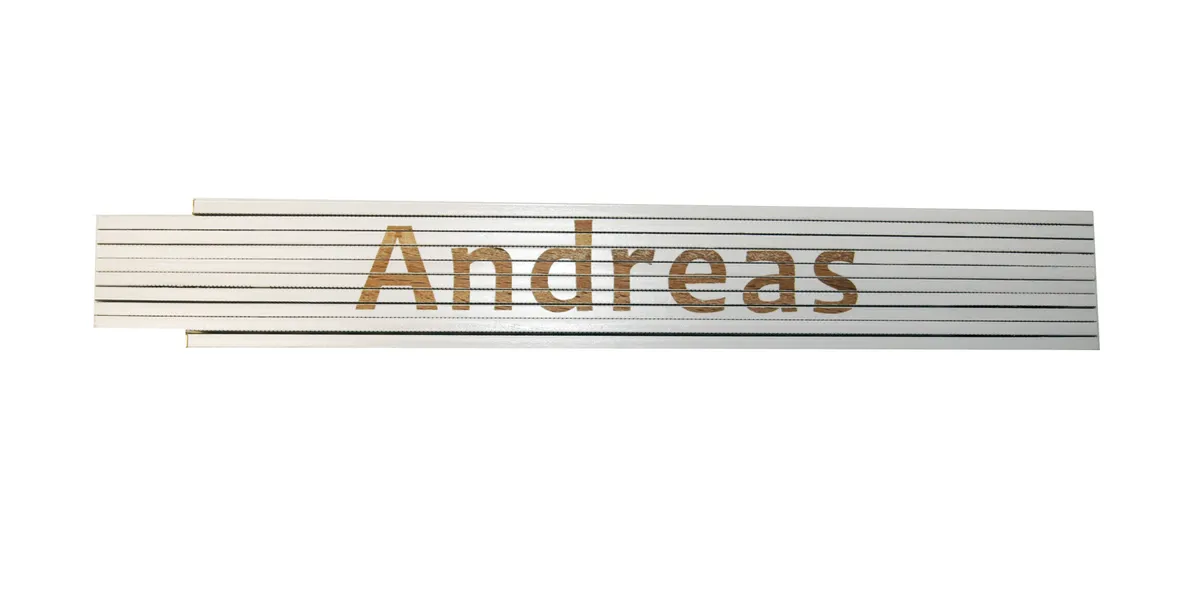 Meterstab weiß Andreas 0