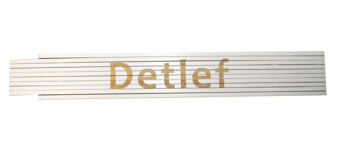 Meterstab weiß Detlef 0