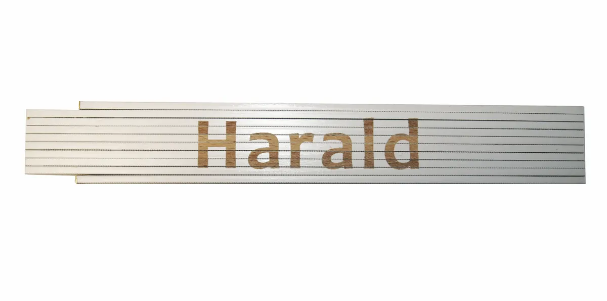 Meterstab weiß Harald 0