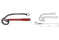 Kettenrohrzange 4" Standard 0