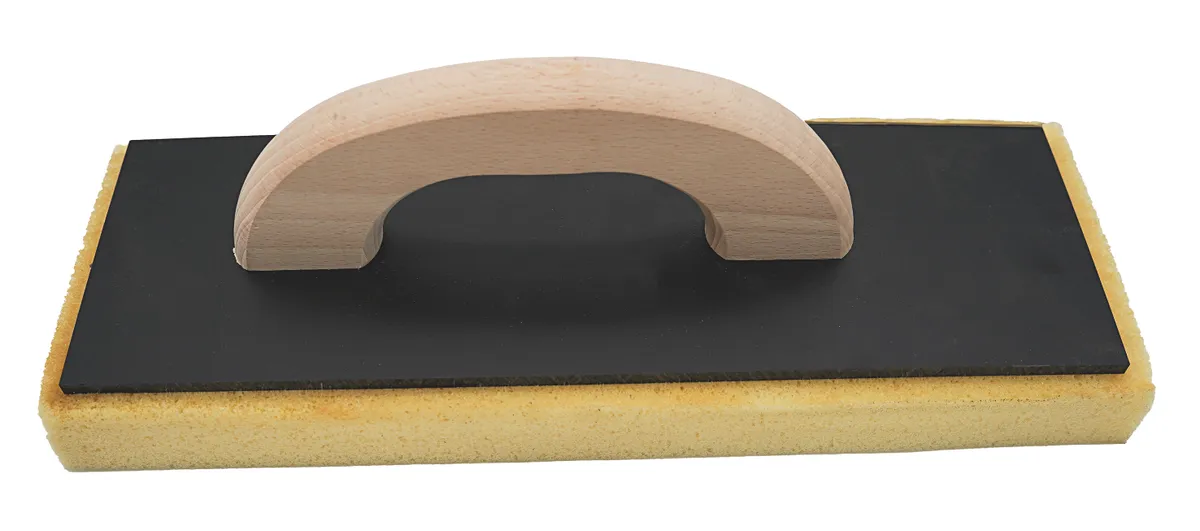 Glättbrett 34x12 cm Hydroschwamm Holzgriff 0