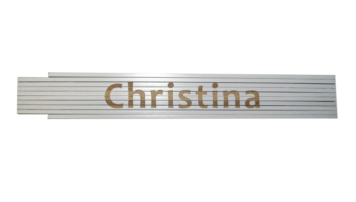 Meterstab weiß Christina 0
