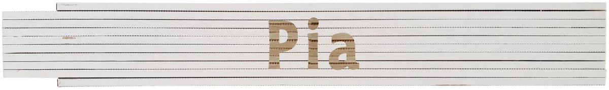 Meterstab weiß Pia 0