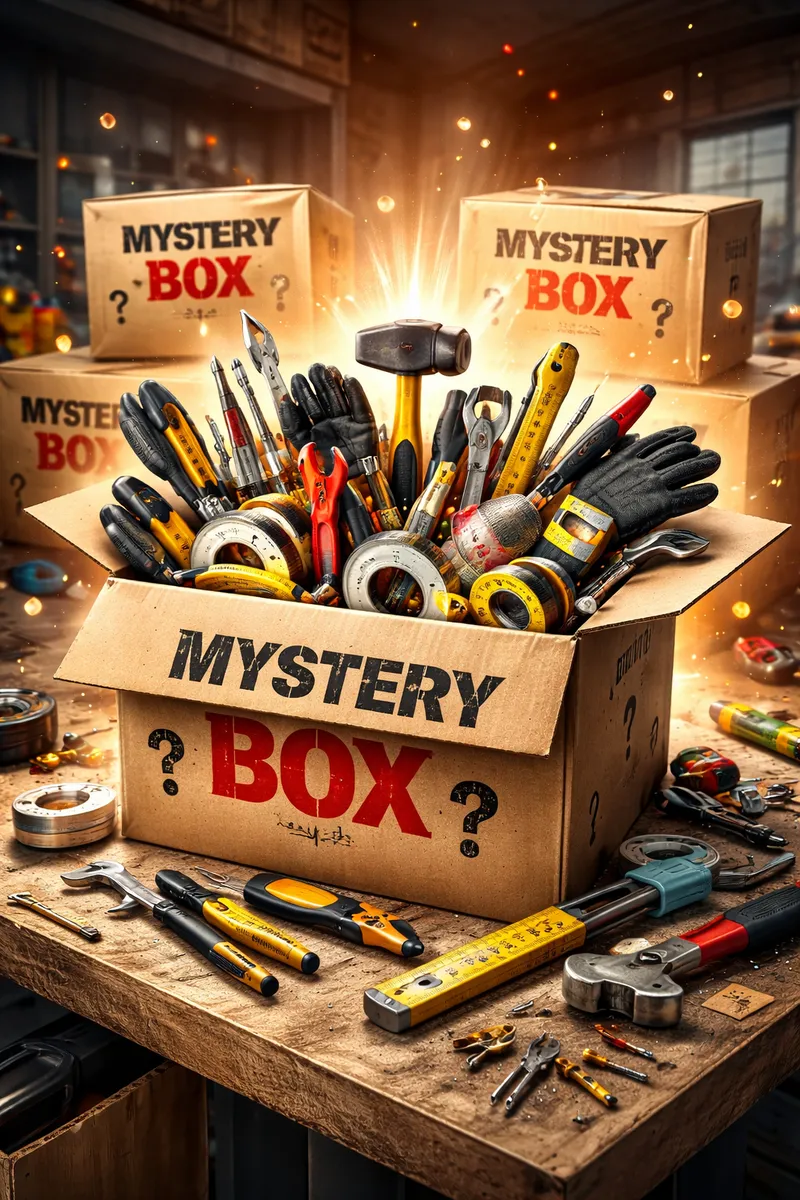 Mystery Werkzeuge & Baustellenzubehör Box - Größe S 0