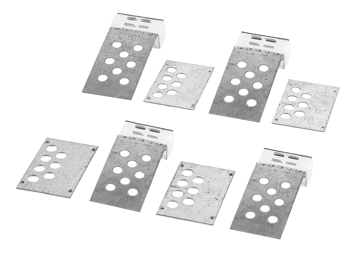 Fliesenmagnete (4 Stk.) mit Plättchen 0