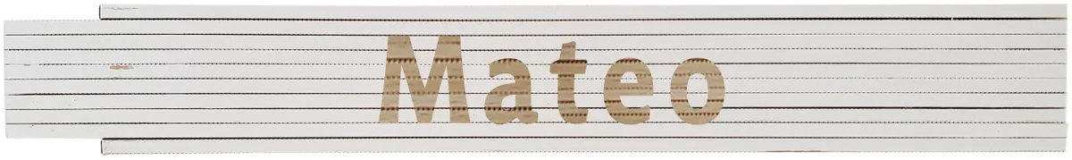 Meterstab weiß Mateo 0