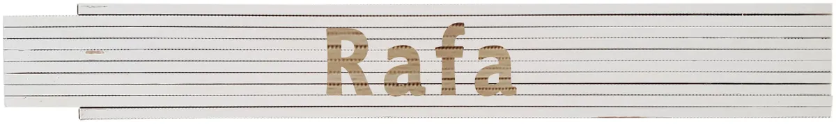 Meterstab weiß Rafa 0