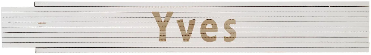 Meterstab weiß Yves 0