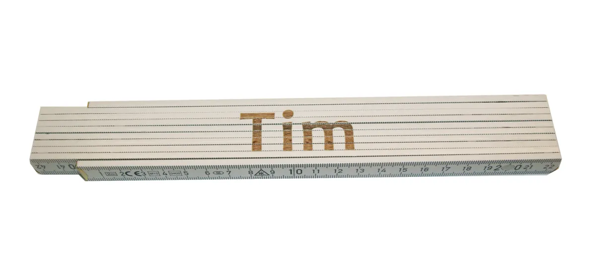 Meterstab weiß Tim 0
