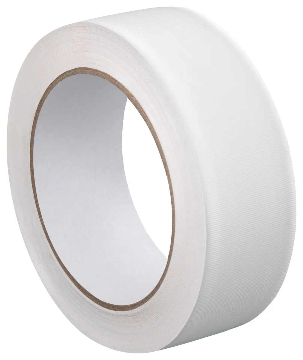 PVC-Klebeband 33 m x 50 mm quergerillt weiß 0
