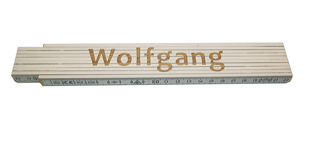 Meterstab weiß Wolfgang 0