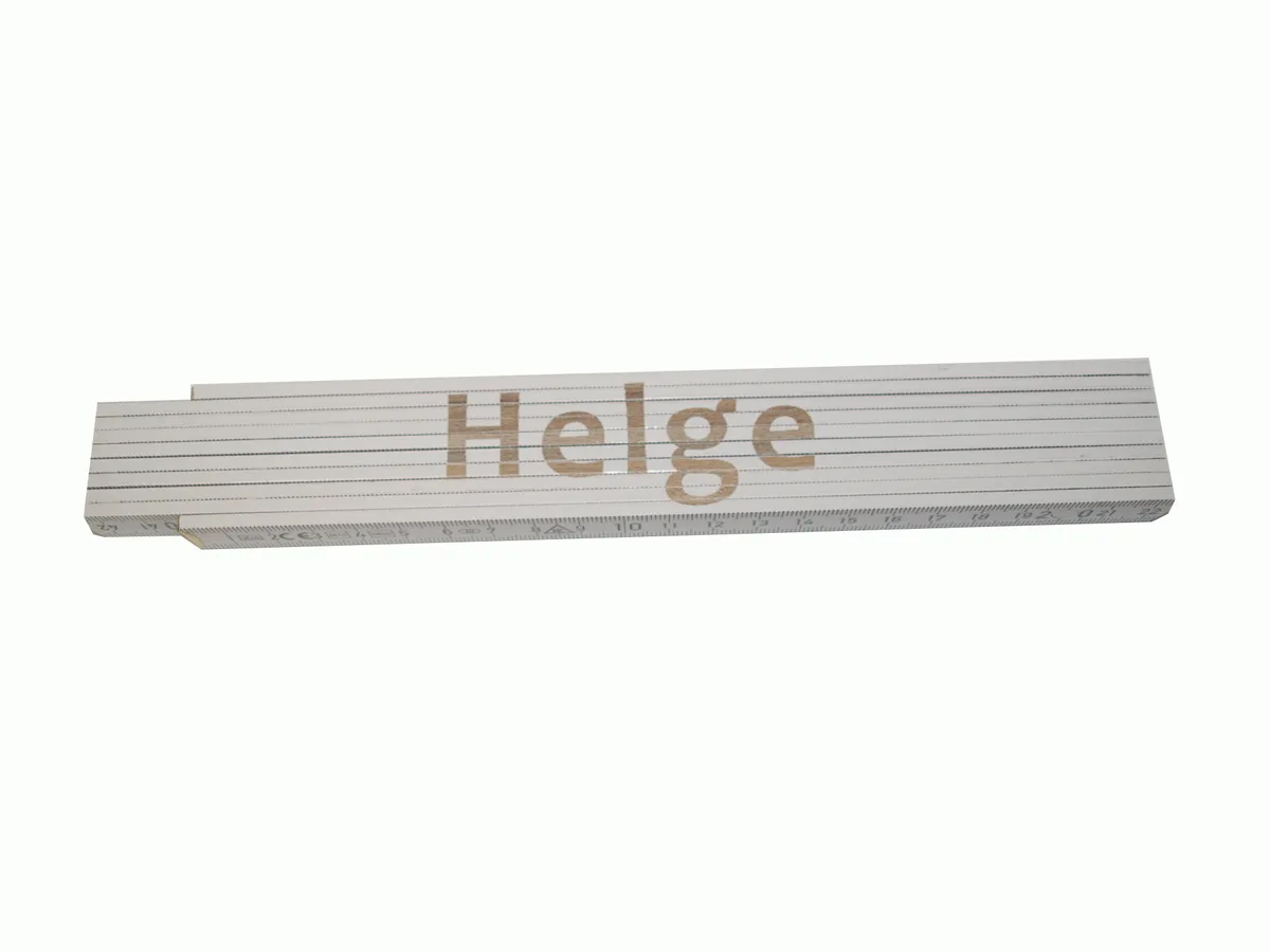 Meterstab weiß Helge 0