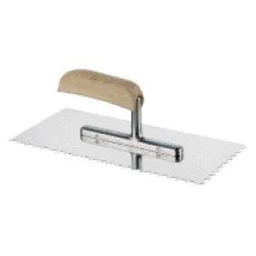 Glättekelle 6x6x6 Stahl Holzgriff 0
