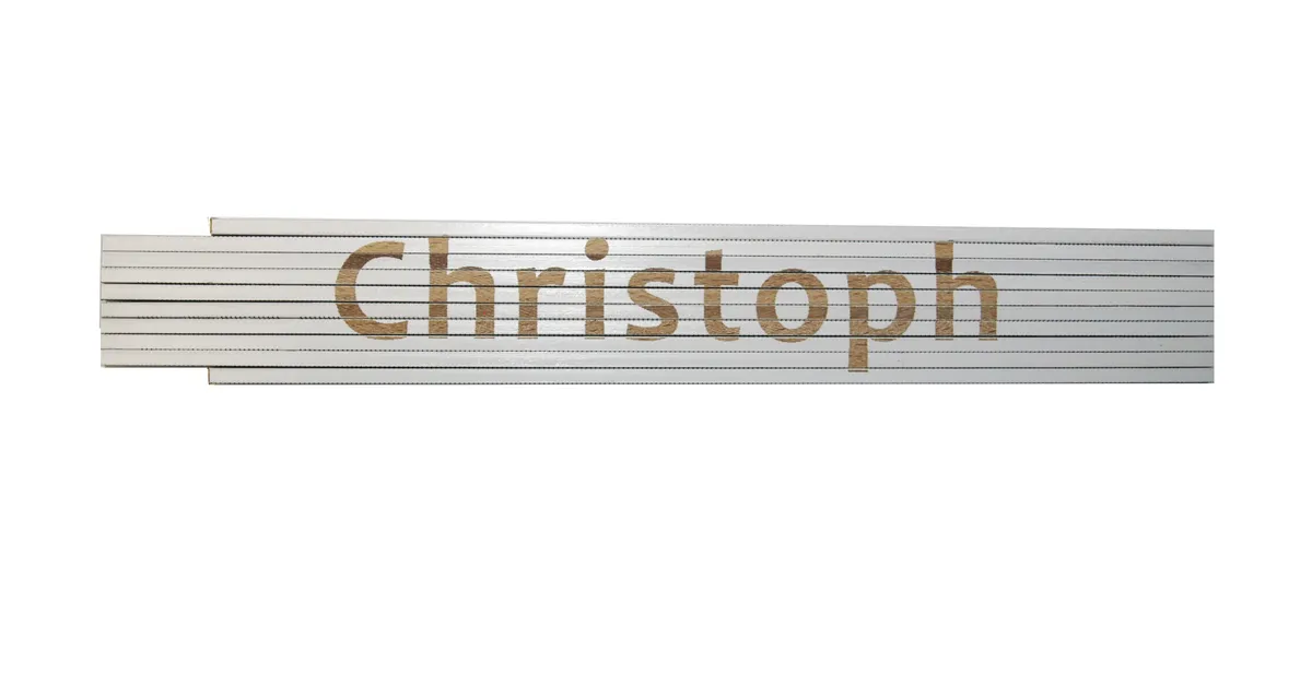 Meterstab weiß Christoph 0