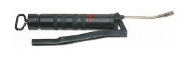 Handhebel-Fettpresse verchromt,340 mm mit Düsenrohr und Mundstück, 0