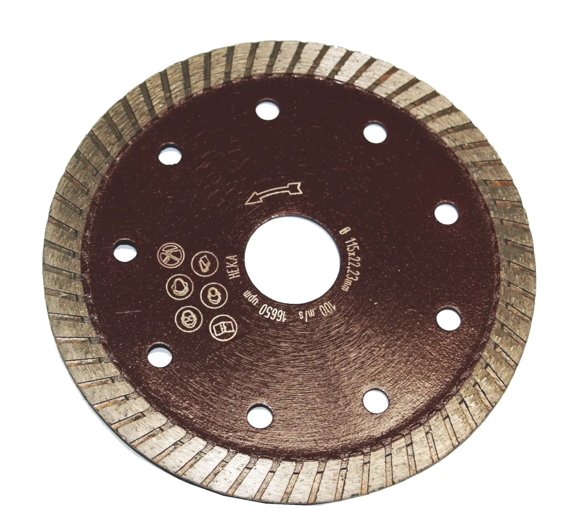 Diamantscheibe Turbo 180/B:22.2 1.6 mm Segmenthöhe 7 mm 0