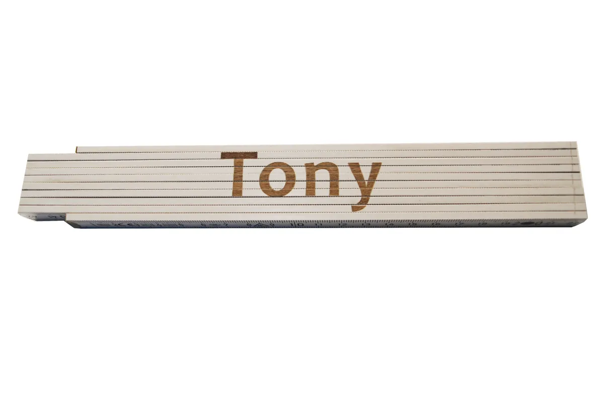 Meterstab weiß Tony 0