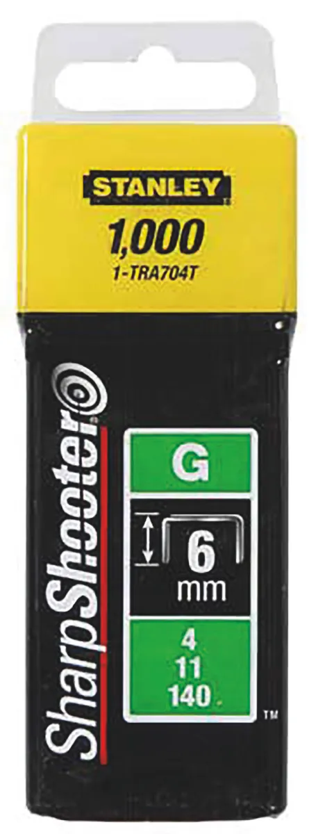 Klammern Typ G 6 mm,1/4"  (5000 Stk.) 0