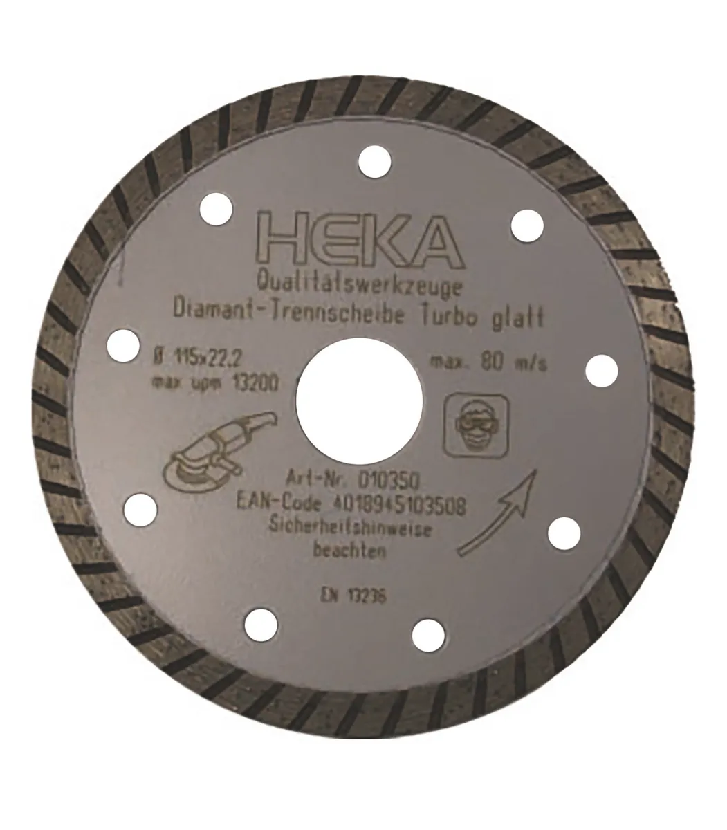 Diamantscheibe Turbo glatt 230 mm B:25.4 0