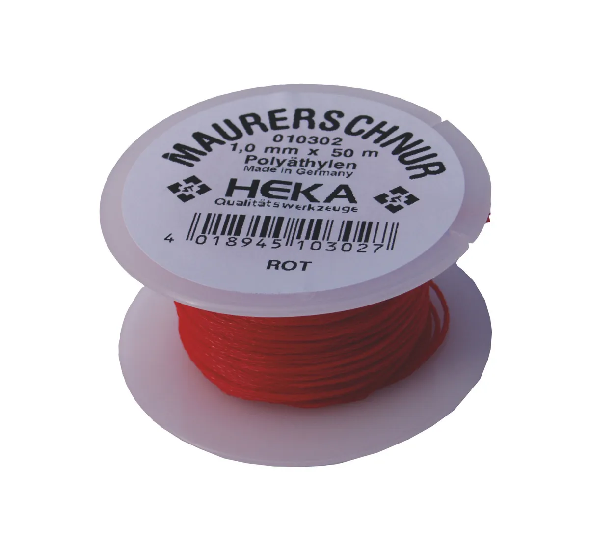 Fliesenlegerschnur 2 mm x 50 m rot 0