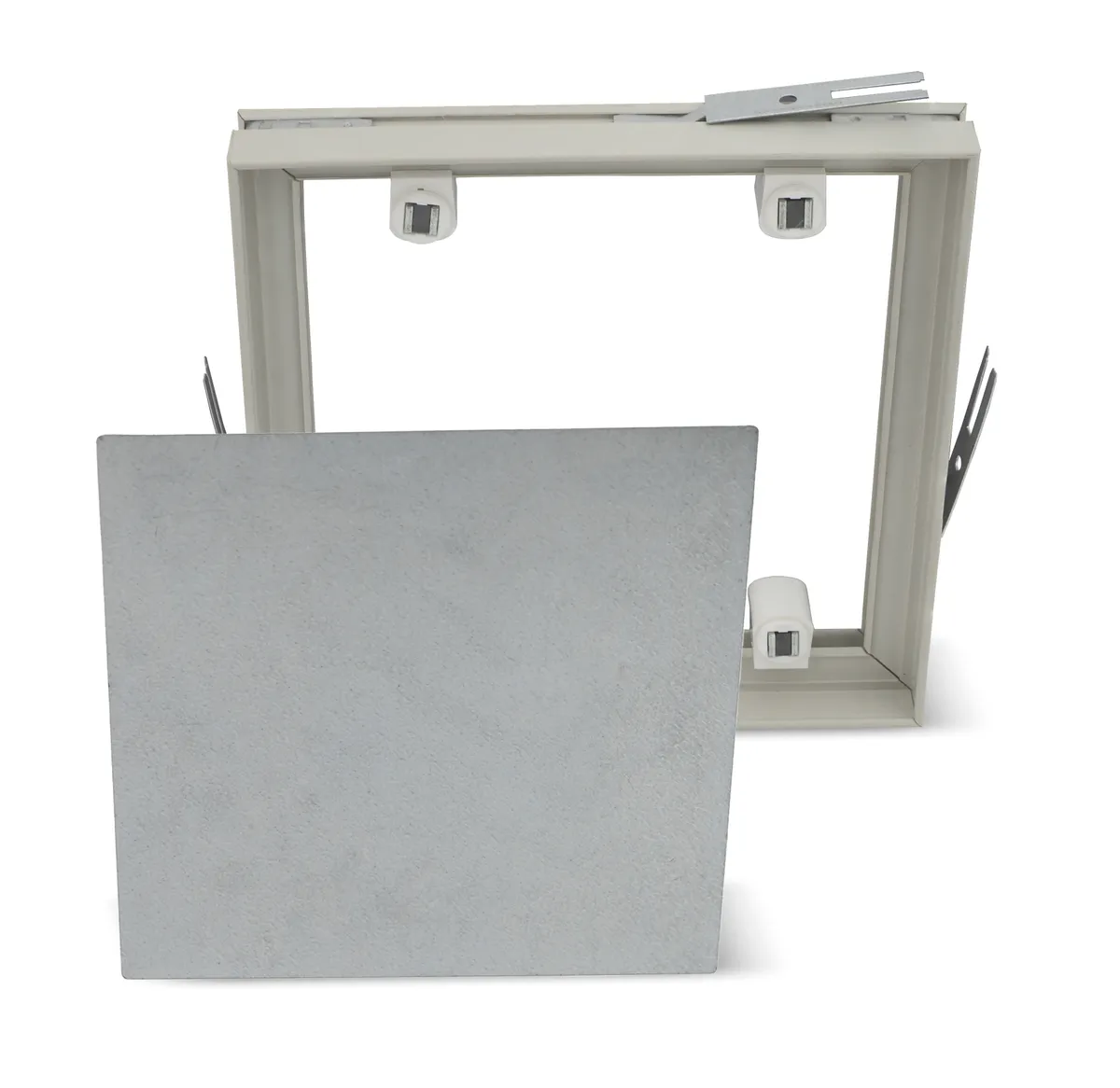 PVC Fliesenrahmen magnetisch grau 206 x 306 mm 0